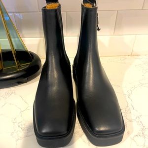 Zara Chelsea platform boot